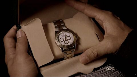Daniel Dae Kim as Jin-Soo Kwon with the Rolex Daytona in Lost (2004)