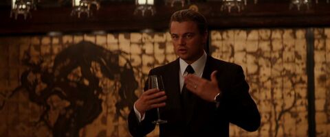 Leonardo DiCaprio as Dom Cobb with the TAG Heuer Carrera WV211B.BA0787 in Inception (2010)