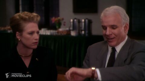 Steve Martin as Henry Clark with the Hamilton Ardmore in The Out-of-Towners (1999)