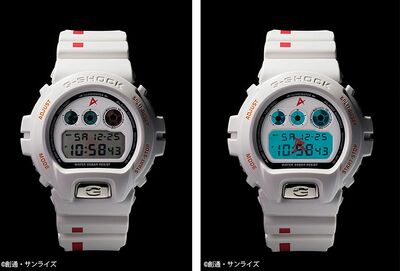 Product view of Casio G-Shock DW-6900 Gundam Fan Club Amuro Ray Model