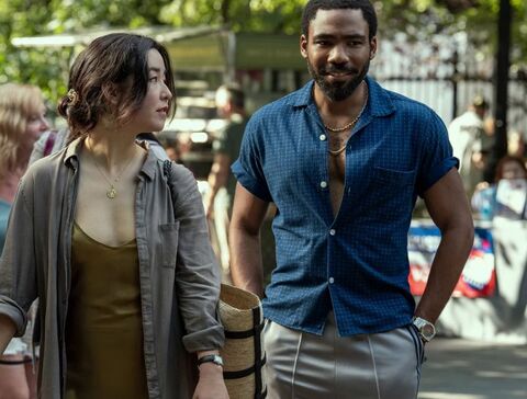 Donald Glover as John Smith with the Audemars Piguet Royal Oak Chronograph in Mr. & Mrs. Smith (2024)