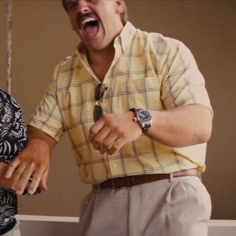 Ethan Suplee as Toby Welch with the IWC Big Pilot's Watch in The Wolf of Wall Street (2013)