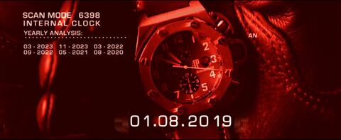 Arnold Schwarzenegger as The Terminator with the Audemars Piguet Royal Oak Offshore T3 in Terminator 3: Rise of the Machines (2003)
