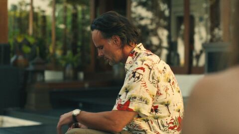 Walton Goggins as Rick Hatchett with the Rolex Datejust in The White Lotus (2021)