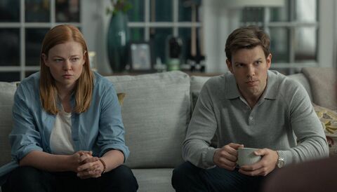 Jake Lacy as Peter Irvine with the Rolex Datejust in All Her Fault (2025)