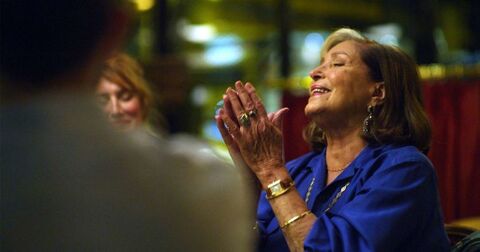 Françoise Fabian as Rose Goldberg with the Cartier Tank in Rose (2021)