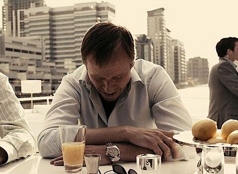 Karel Roden as Uri Omovich with the Breitling (unidentified model) in RocknRolla (2008)