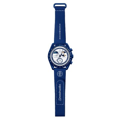Product view of Swatch MoonSwatch Mission to Earthphase - Moonshine Gold (Harvest Moon) SO33N702L