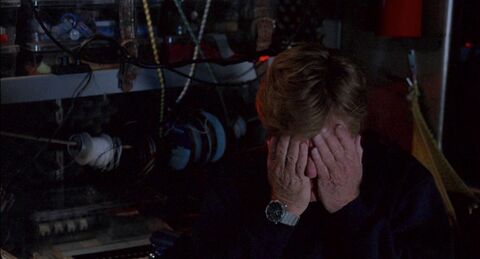Robert Redford as Martin Bishop with the Seiko 7A28-7049 in Sneakers (1992)