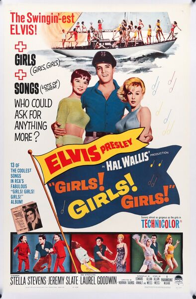 File:Girls! Girls! Girls! (1962) poster.jpg