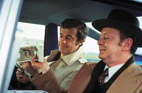 Jean-Paul Belmondo as Roger Pilard with the Rolex Daytona in The Hunter Will Get You (1976)