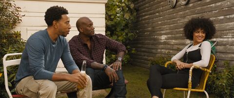 Tyrese Gibson as Roman Pearce with the IWC Portugieser Chronograph in F9 (2021)