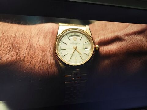 Luke Pasqualino as Maurizio Belcane with the Rolex Day-Date in Shantaram (2022)