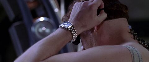 Alfred Molina as Otto Octavius / Doctor Octopus with the Hamilton Lloyd Chrono in Spider-Man 2 (2004)