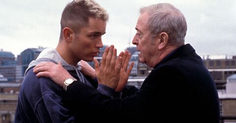 Michael Caine as Billy "Shiner" Simpson with the Rolex Datejust in Shiner (2000)