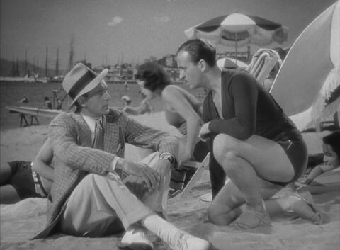 Gary Cooper as Michael Brandon with the Cartier Tank in Bluebeard's Eighth Wife (1938)