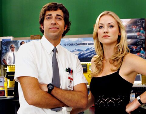 Zachary Levi as Chuck Bartowski with the Casio G-Shock MTG-910 in Chuck (2007)