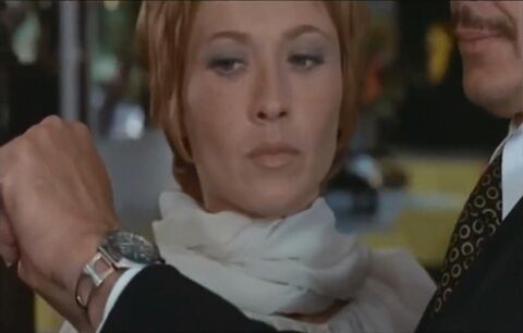 Charles Bronson as Col. Harry Dobbs with the Rolex Submariner in Rider on the Rain (1970)
