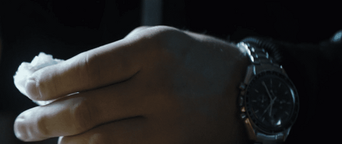 Matias Varela as Jorge Salinas with the Omega Speedmaster (unidentified model) in Easy Money II: Hard to Kill (2012)