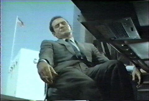 Rod Taylor as Lee Allen with the Bulova Accutron Astronaut in Zabriskie Point (1970)