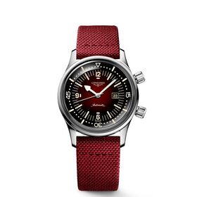 Longines Legend Diver 36 mm Bordeaux