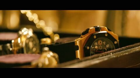 James Logan as Jorge Lara with the Audemars Piguet Royal Oak Offshore Alinghi in The Mechanic (2011)