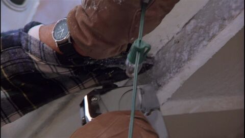 Chevy Chase as Clark Griswold with the Blue dial dive watch in National Lampoon's Christmas Vacation (1989)