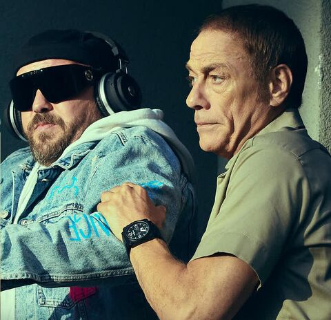 Jean-Claude Van Damme as Richard Brumere with the Bell & Ross BR 01-94 Carbon in The Last Mercenary (2021)