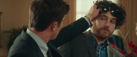 Zac Efron as Jason Kelly with the Swanson gold stripe watch in Dirty Grandpa (2016)