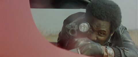 Richard Roundtree as John Shaft with the Heuer Autavia 7763 in Shaft's Big Score! (1972)