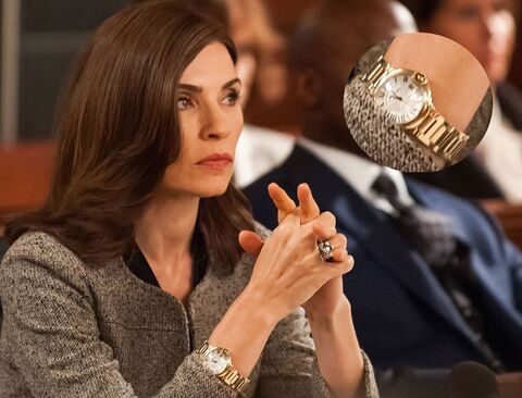 Julianna Margulies as Alicia Florrick with the Cartier Ballon Bleu in The Good Wife (2009)