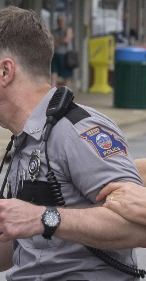 Sam Rockwell as Jason Dixon with the Casio MRW200H-1BV in Three Billboards Outside Ebbing, Missouri (2017)
