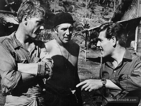 George Segal with the Omega (unidentified model) in King Rat (1965)