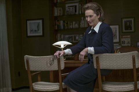 Meryl Streep as Katharine Graham with the Cartier Panthere de Cartier in The Post (2017)
