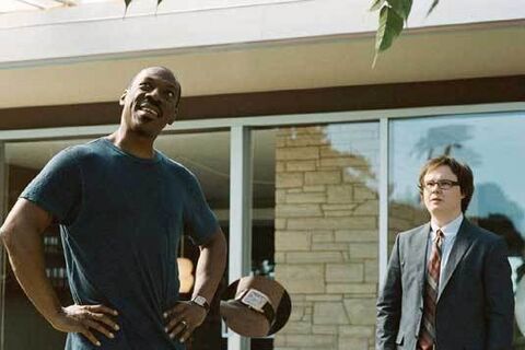 Eddie Murphy as Jack McCall with the Cartier Santos-Dumont in A Thousand Words (2012)