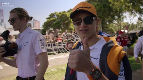 Lando Norris as Lando Norris with the Richard Mille RM 11-03 McLaren in Formula 1: Drive to Survive (2019)