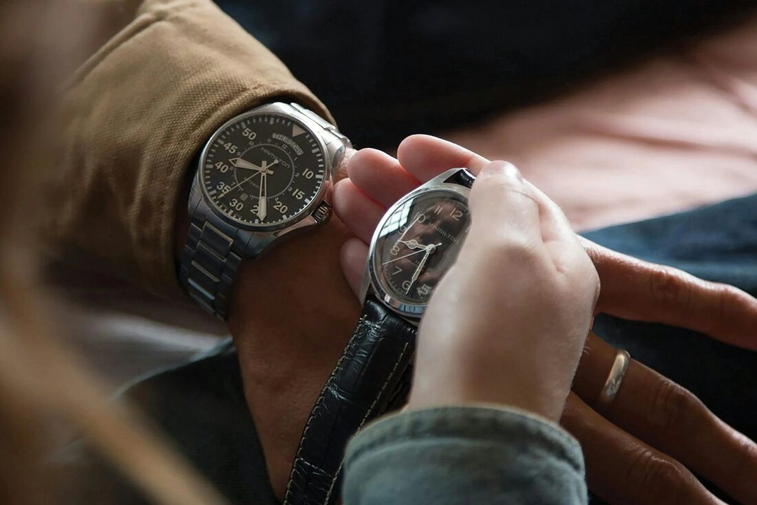 Hamilton Khaki Field Murph prop watch in Interstellar