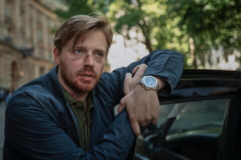Jack Lowden as River Cartwright with the TAG Heuer Aquaracer in Slow Horses (2022)