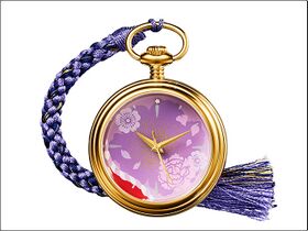 PREMICO Touken Ranbu Kasen Kanesada Kaga Makie Pocket Watch