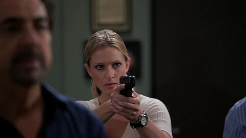 A.J. Cook as Jennifer "JJ" Jareau with the Cartier Ballon Bleu in Criminal Minds (2005)