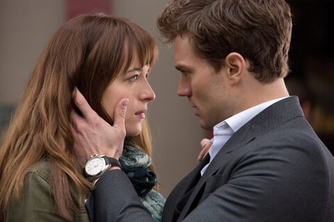 Jamie Dornan as Christian Grey with the Omega Aqua Terra 150m Co-Axial Chronograph in Fifty Shades of Grey (2015)