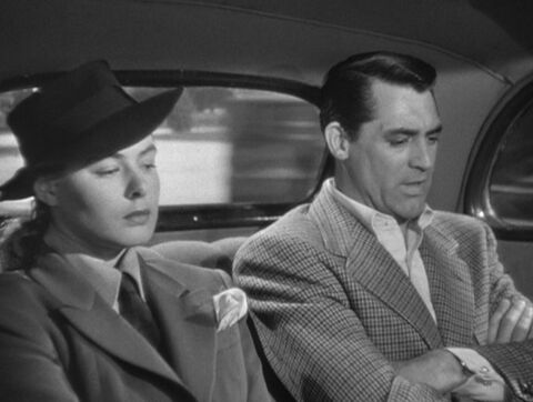 Cary Grant as T.R. Devlin with the Cartier Tank in Notorious (1946)