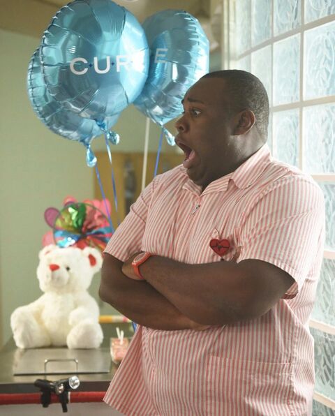 James Earl as Chamberlain Jackson with the Swatch Swiss Around The Clock in Scream Queens (2015)