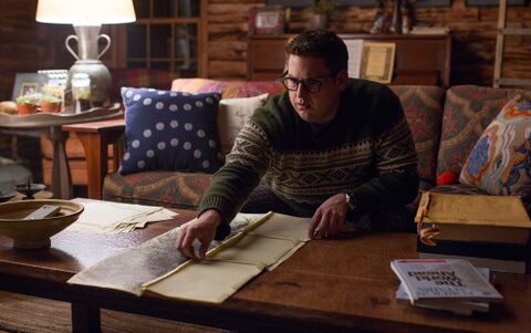 Jonah Hill as Michael Finkel with the IWC Pilot's Watch Chronograph (unidentified model) in True Story (2015)