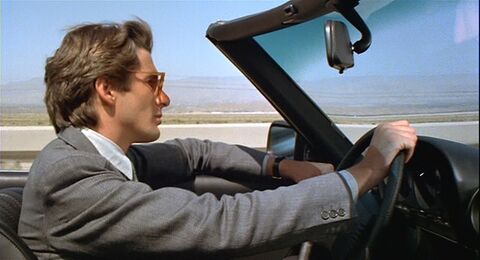 Richard Gere as Julian Kay with the Cartier Cristallor in American Gigolo (1980)