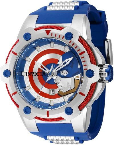Product view of Invicta Marvel Captain America Watch (Portrait)