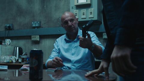 Tomi May as Miroslav Minkowicz with the Rolex Submariner in Line of Duty (2012)