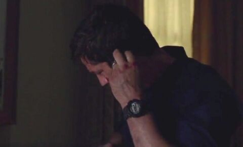 Gerard Butler as Mike Banning with the Casio G-Shock Gulfman G9100 in Olympus Has Fallen (2013)