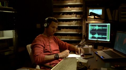 Roschdy Zem as Marek with the Alpina Avalanche in Go Fast (2008)