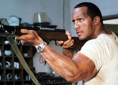 Dwayne Johnson as Beck with the Panerai Luminor Marina in The Rundown (2003)